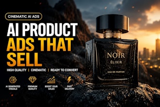 create cinematic ai product ads for your brand