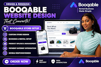 build a professional booqable online rental store and equipment website rental
