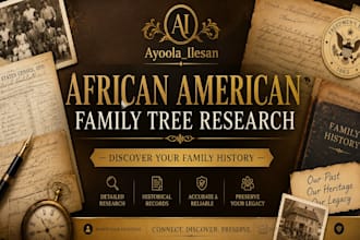 trace your african american family tree and ancestry records