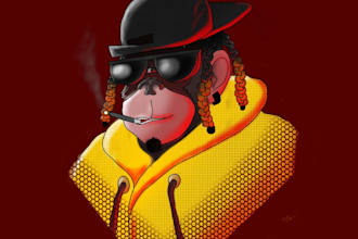 do digital arts or character design and nft for you