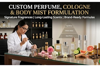 create custom cologne perfume fragrance body mist formulation that stand out