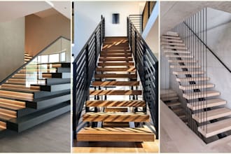 design a modern staircase and custom stair plan for your space