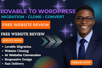 migrate lovable to wordpress clone lovable ai and convert lovable website