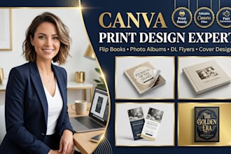 create flip book cover photo dl flyer photo album canva design