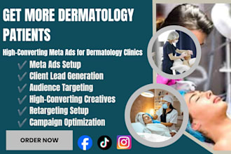 increase patient bookings for dermatology clinics with meta ads