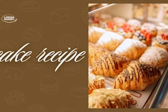 write a professional nutritional cake recipe for any event