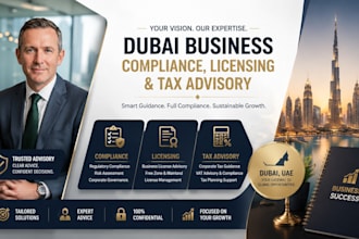 provide dubai business compliance, licensing and tax advisory