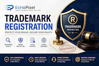 provide professional trademark registration and brand protection services
