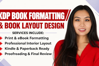 formatting paperback design hardcover ebook for amazon and ingramspark