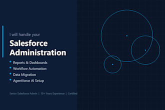 handle your salesforce administration, reports, dashboards, and automation