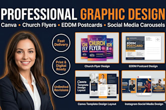 design church flyers, conference flyers and christian event graphics, canva