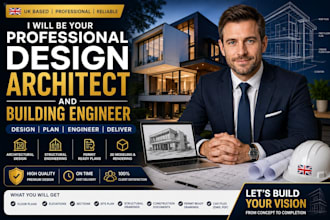 design architectural plans and provide expert building engineering