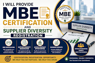 get mbe certification and supplier diversity registration