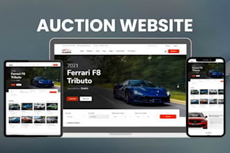design auction website auction multivendor bidding website car auction website