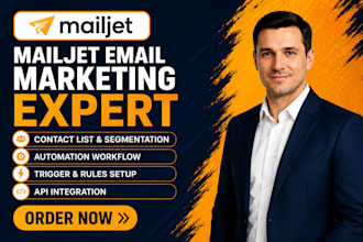 setup mailjet contact list segmentation automation workflow trigger rules