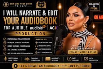 narrate and edit your audiobook for audible acx production