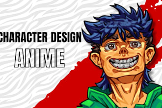 design an original anime style character based on your idea