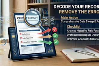 do credit sweep, credit repair, remove inquiries, late payment, and collections