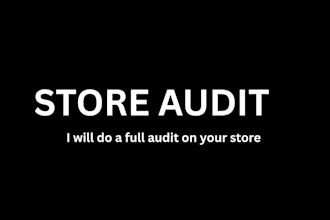 do full store audit or your ecommerce store for full conversion rate