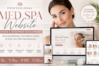 design med spa website medical spa website aesthetic clinic website