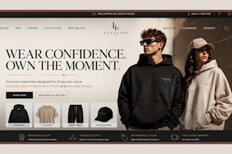 design shopify clothing store clothing website fashion store streetwear website