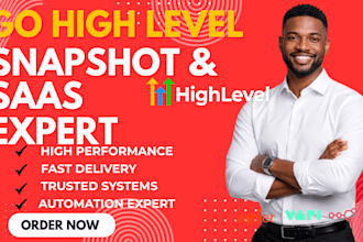 setup ghl snapshot ghl saas ghl workflow ghl automation ghl landing page