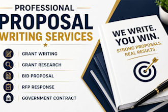 do grant writing grant research bid proposal rfp response government contract
