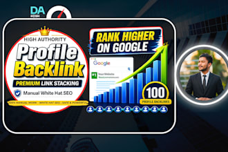 create premium interlinked profile backlinks with high authority link stacking