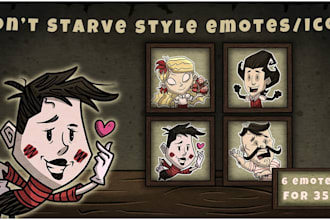 draw custom emotes or icons in dont starve style