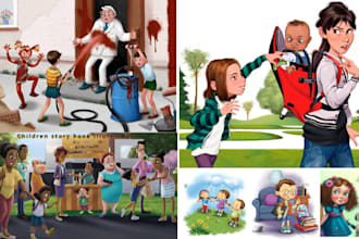 design children book illustrations picture book watercolor story books and cover