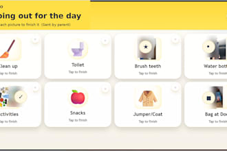build a custom visual checklist or routine web app