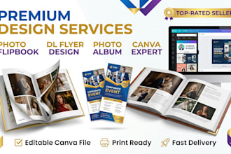 cover photo flipbook dl flyer photoalbum canva design
