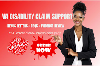 assist veterans with VA disability claim and supporting documents