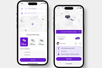 develop ride hailing app, ride sharing app, e scooter app, car pooling app
