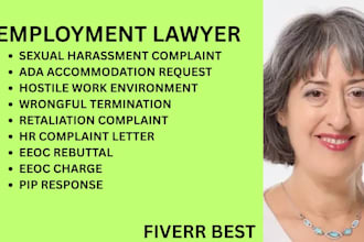 be your employment lawyer for eeoc claims, sexual harassment, and termination