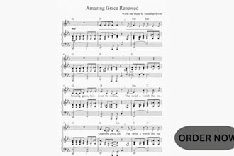 transcribe music to professional sheet music lead sheet score with chords lyrics