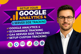 set up ga4 enhanced ecommerce tracking on shopify and woocommerce via GTM