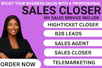 high ticket sales representative salesperson sales agent sdr telemarketing