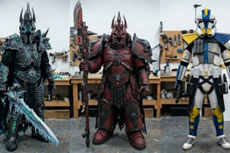 design eva foam 3d cosplay wearable armor model anime sword for 3d printing