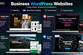 build a business wordpress website