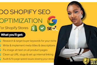 do shopify, ecommerce website SEO, on page, and geo search optimization