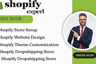 create shopify professional store