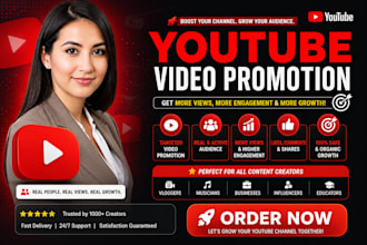 organic youtube video promotion for fast channel growth