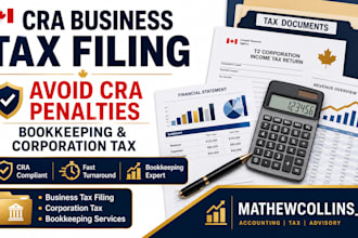 prepare cra business tax filing bookkeeping and corporation tax
