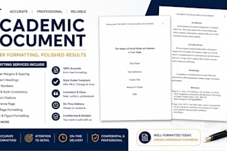 profread your academic doc in apa, chicago, harvard, mla and research writing