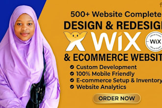 design and redesign a converting wix website
