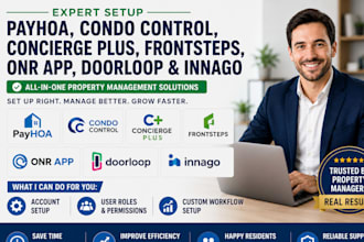 setup payhoa condo control concierge plus frontsteps onr app doorloop innago