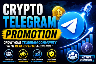 promote your crypto telegram group professionally