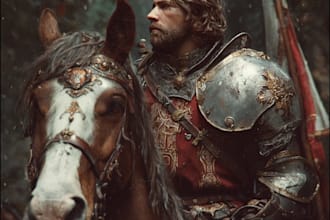 create stunning medieval fantasy illustrations with details