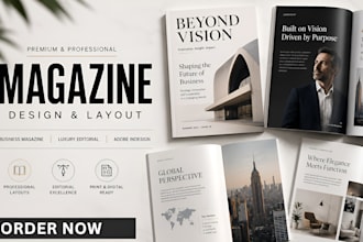 design business magazine luxury editorial magazine and flyer with adobe indesign